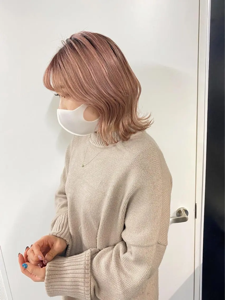 ショート カラー 小顔カット/艶 カラー特化♡MIHOのヘアスタイル
