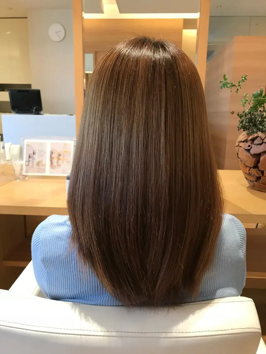 セミロング 髪質改善 東 大貴のヘアスタイル