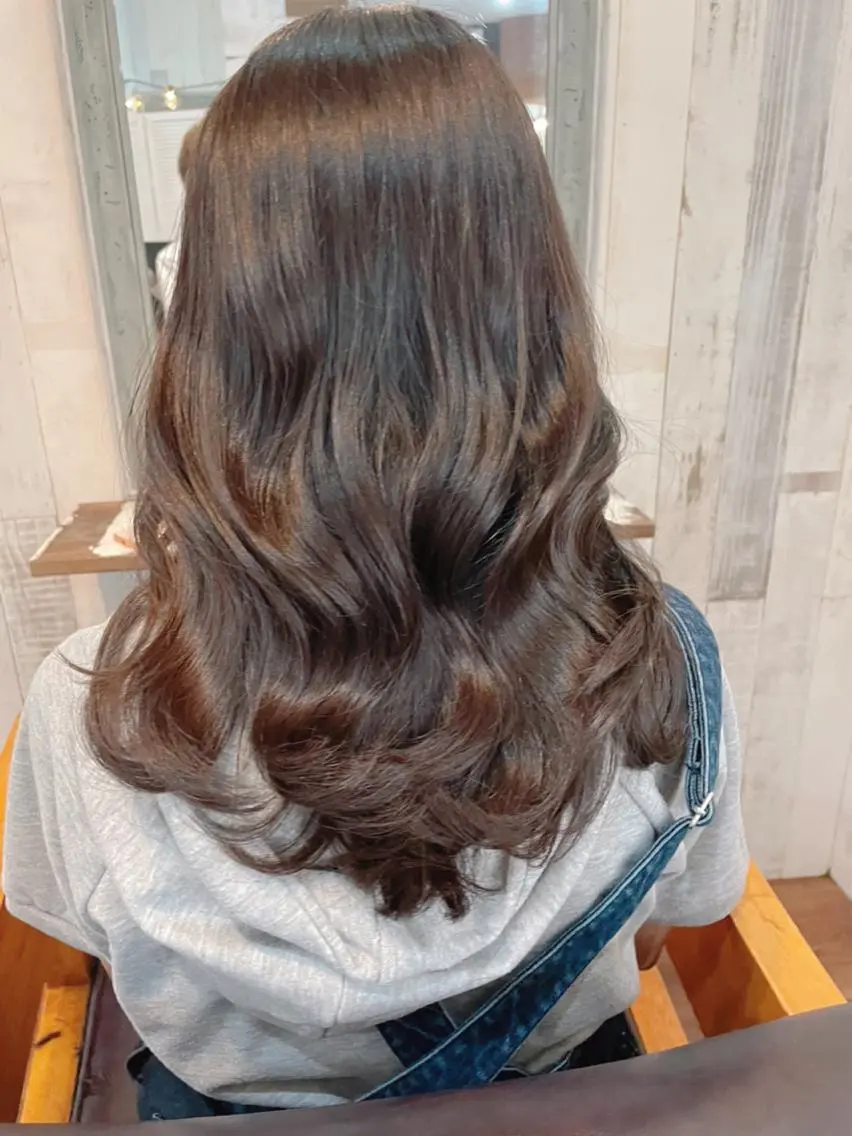 セミロング 韓国風ヘア サロンアカデミー 増渕　規泰のヘアスタイル