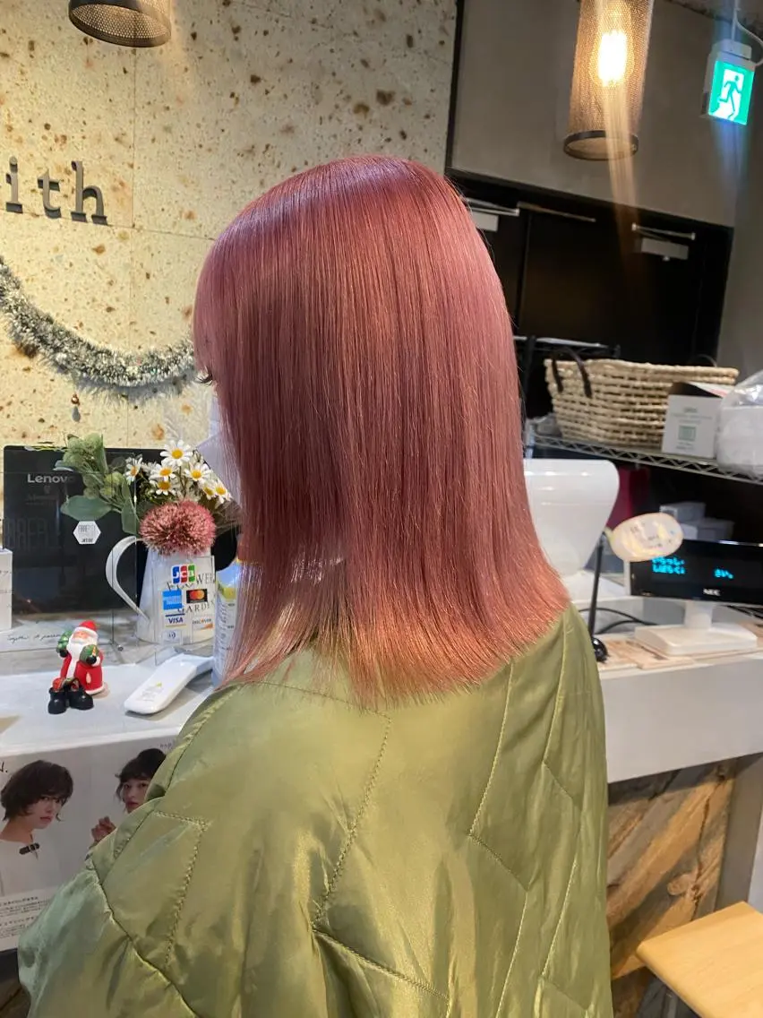 セミロング ヘアカラー トリートメント sail hairのヘアスタイル