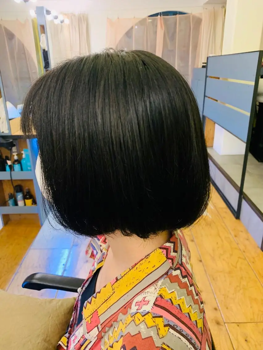 ショート カラー アッシュ Lagom なかだのヘアスタイル