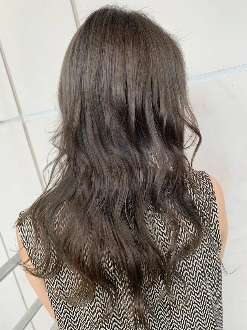 ロング カラー ヘアカラー 髪質改善will hairdesignのヘアスタイル
