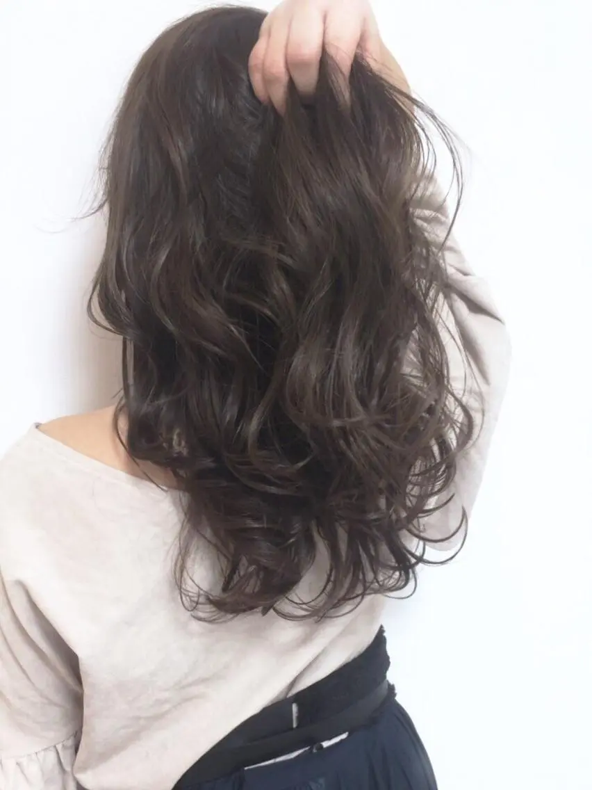 ロング カラー カット ヘアカラー トリートメント 🍀ナガヤマ ヒデアキ🍀のヘアスタイル