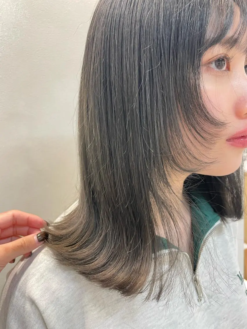 ミディアム 表参道レイヤーカット 髪質改善山岸季生のヘアスタイル