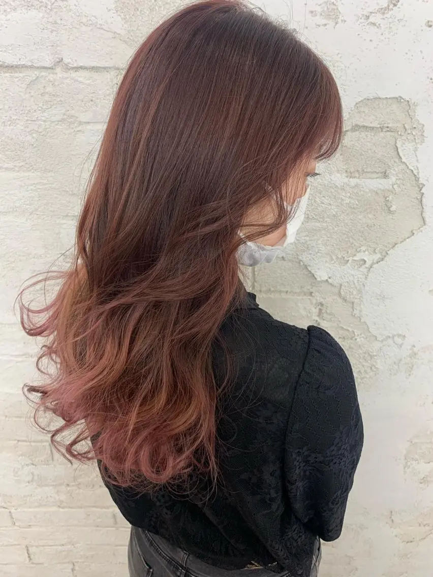 セミロング カラー 🎀モテ髪ﾐﾙｸﾃｨ ｰ🎀yasunaのヘアスタイル