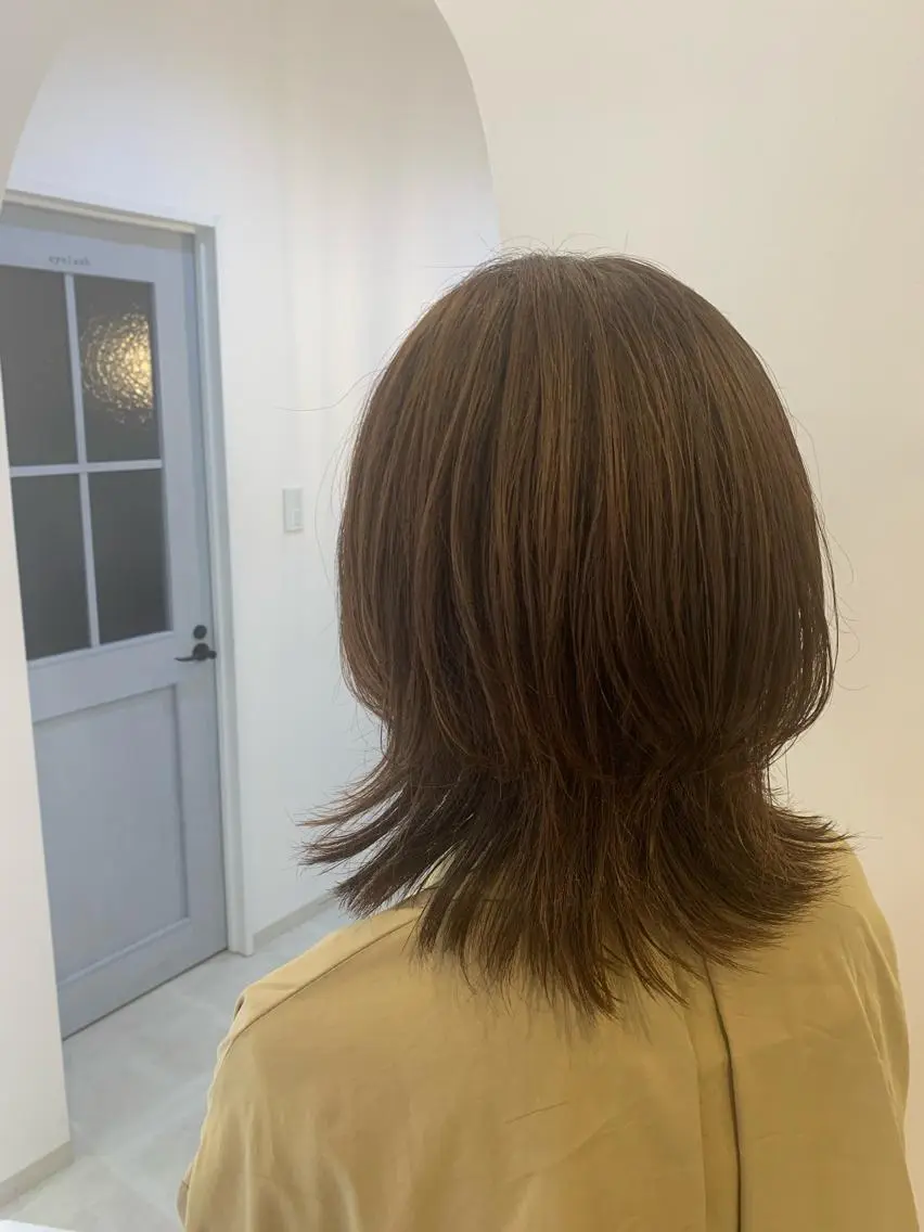 ミディアム cher. 新井瑞希のヘアスタイル