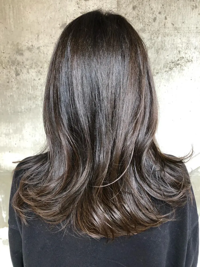 ロング カラー 滝田 陽一のヘアスタイル