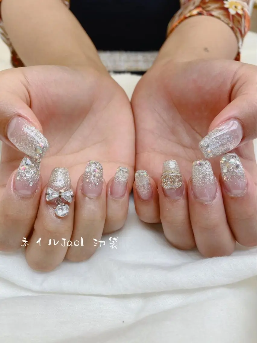 セミロング ネイルJaol 池袋のネイルデザイン