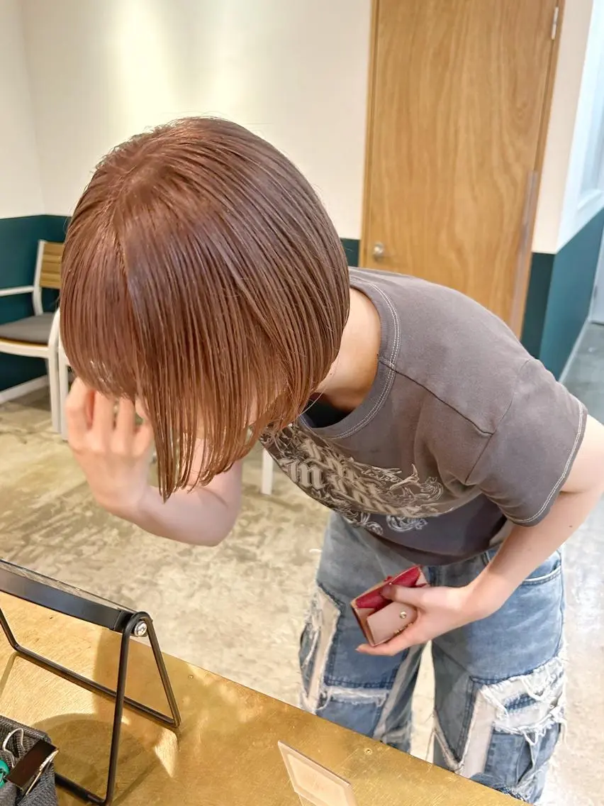 ショート ボブ カット ヘアカラー カラーリスト菅野 竜矢🌈のヘアスタイル