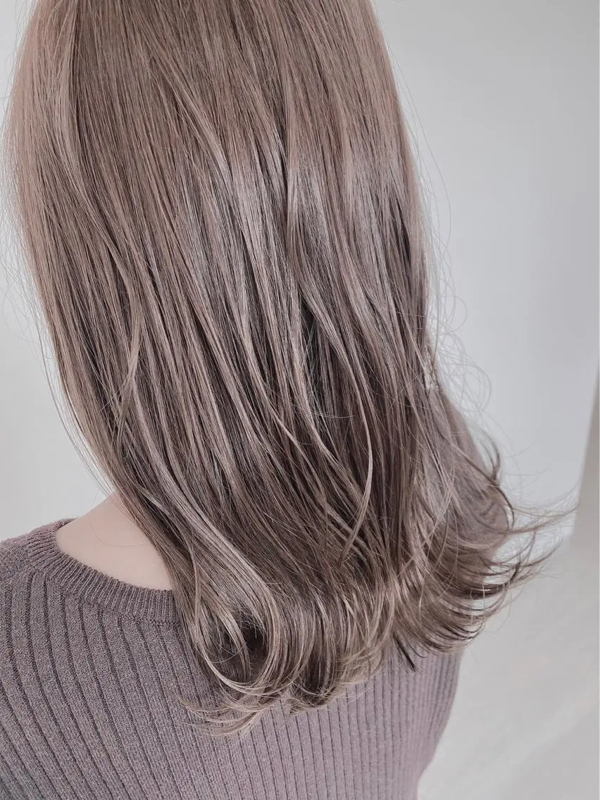 ミディアム カラー ヘアカラー トリートメント 【Raviy】 横塚勇也のヘアスタイル