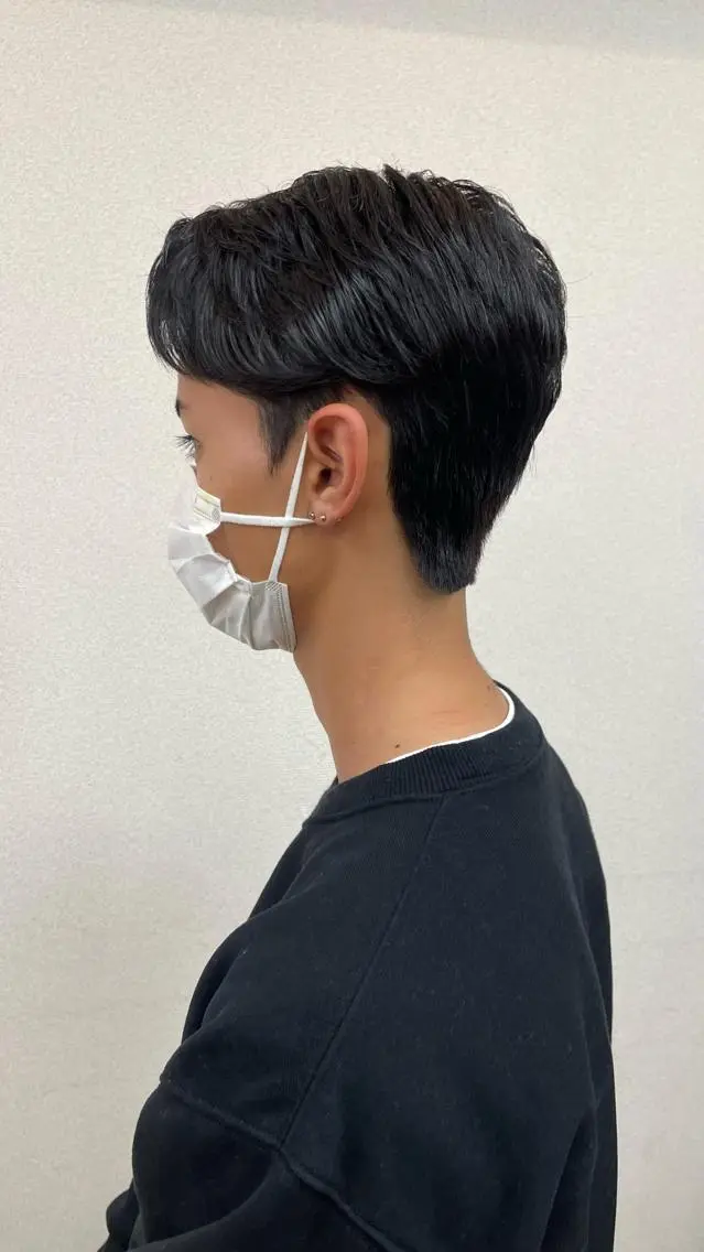 パーマ メンズ もりたみかこ 美容師お休み中のヘアスタイル