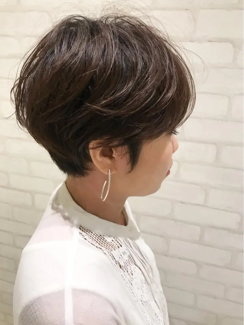 ショート drop/鶴見 /西巻大のヘアスタイル