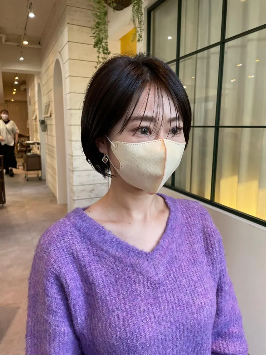 ショート 韓国風ヘア ショートヘア ひがし まさし JYUNESU副代表のヘアスタイル