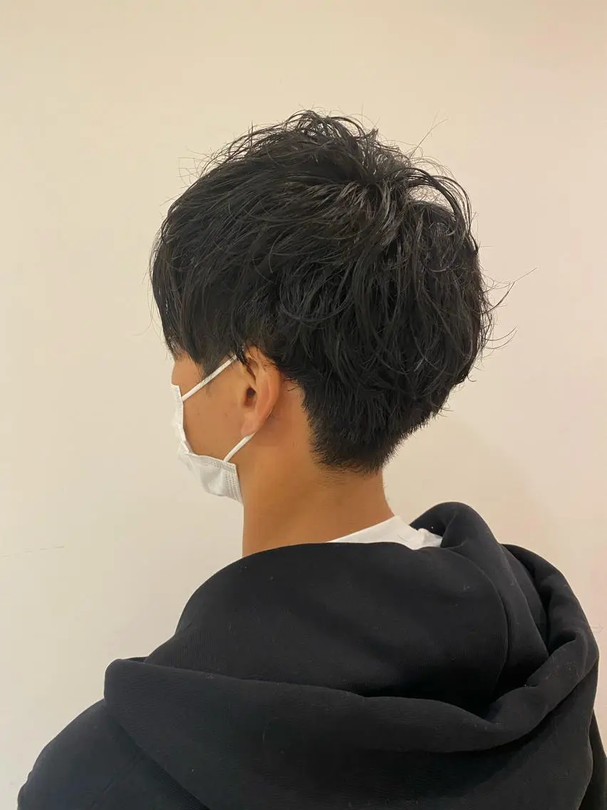 パーマ メンズ メンズパーマ 🫧顔周りカット 🫧樫村優香のヘアスタイル
