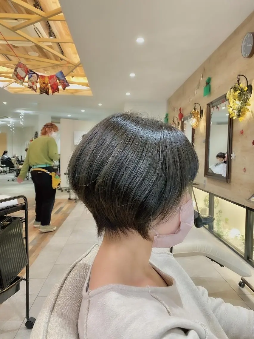 ショート ボブ 似合わせカット ショートヘア 小顔カット 宮腰一磨 ・ショート・ボブ🌿のヘアスタイル
