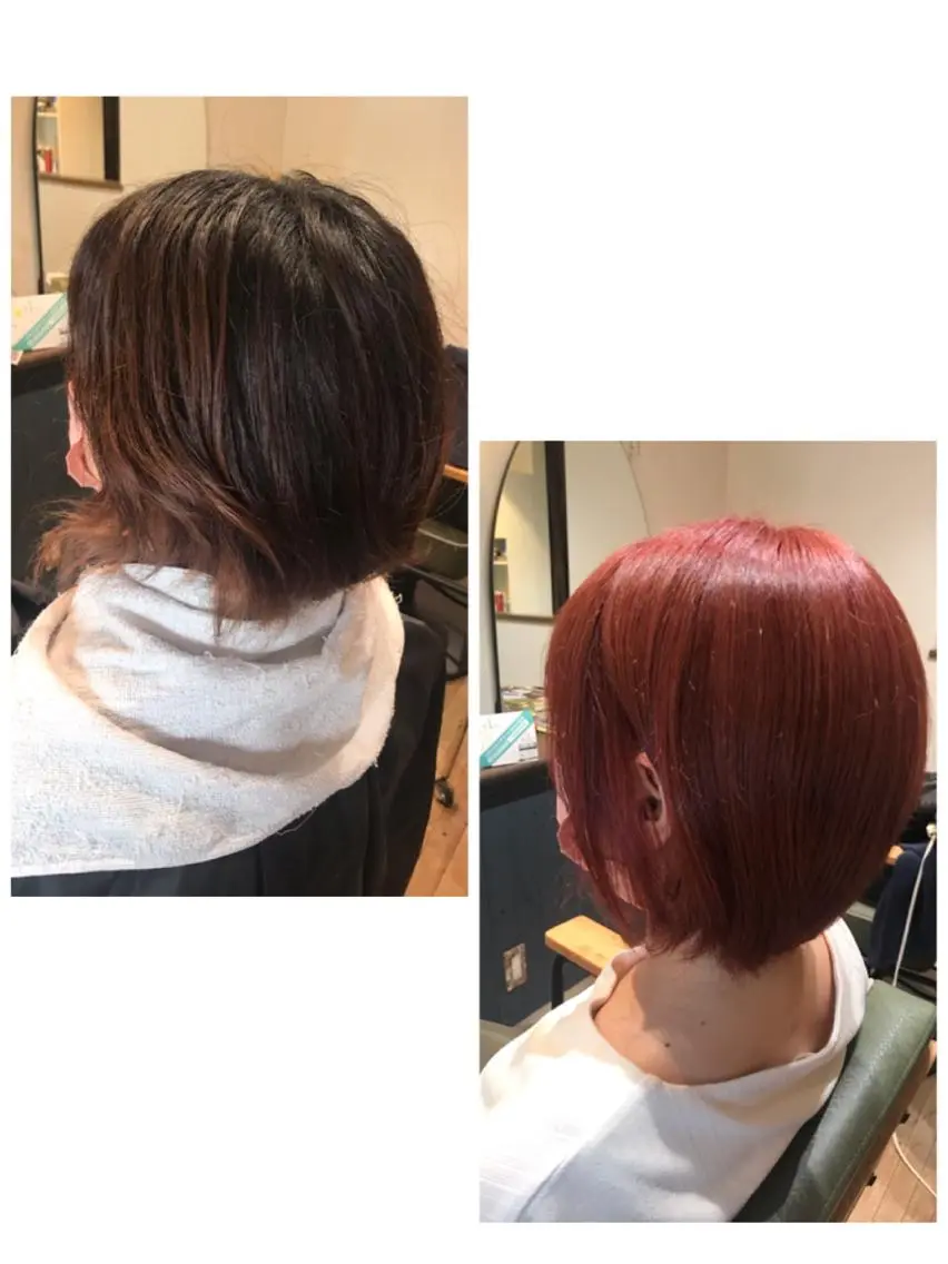 ミディアム カラー Ray hair 春日部のヘアスタイル