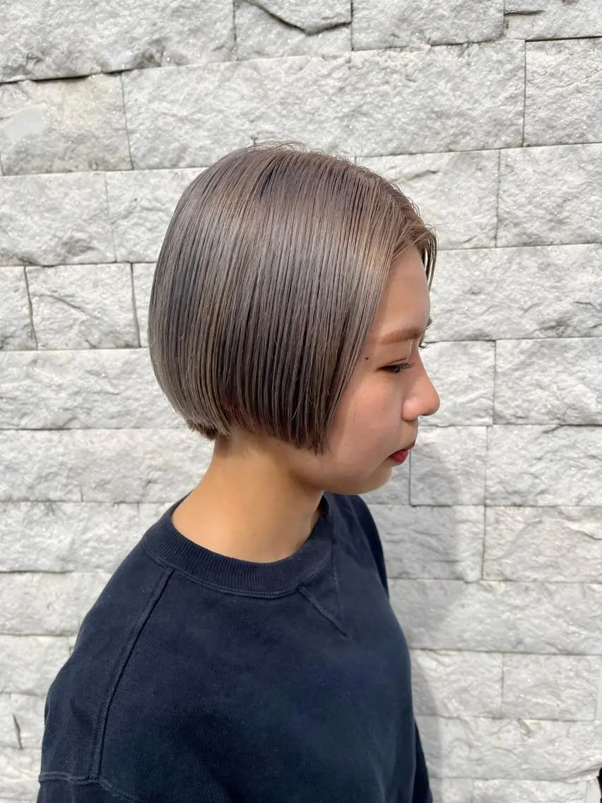 ショート カラー china/ボブ /レイヤーカットのヘアスタイル