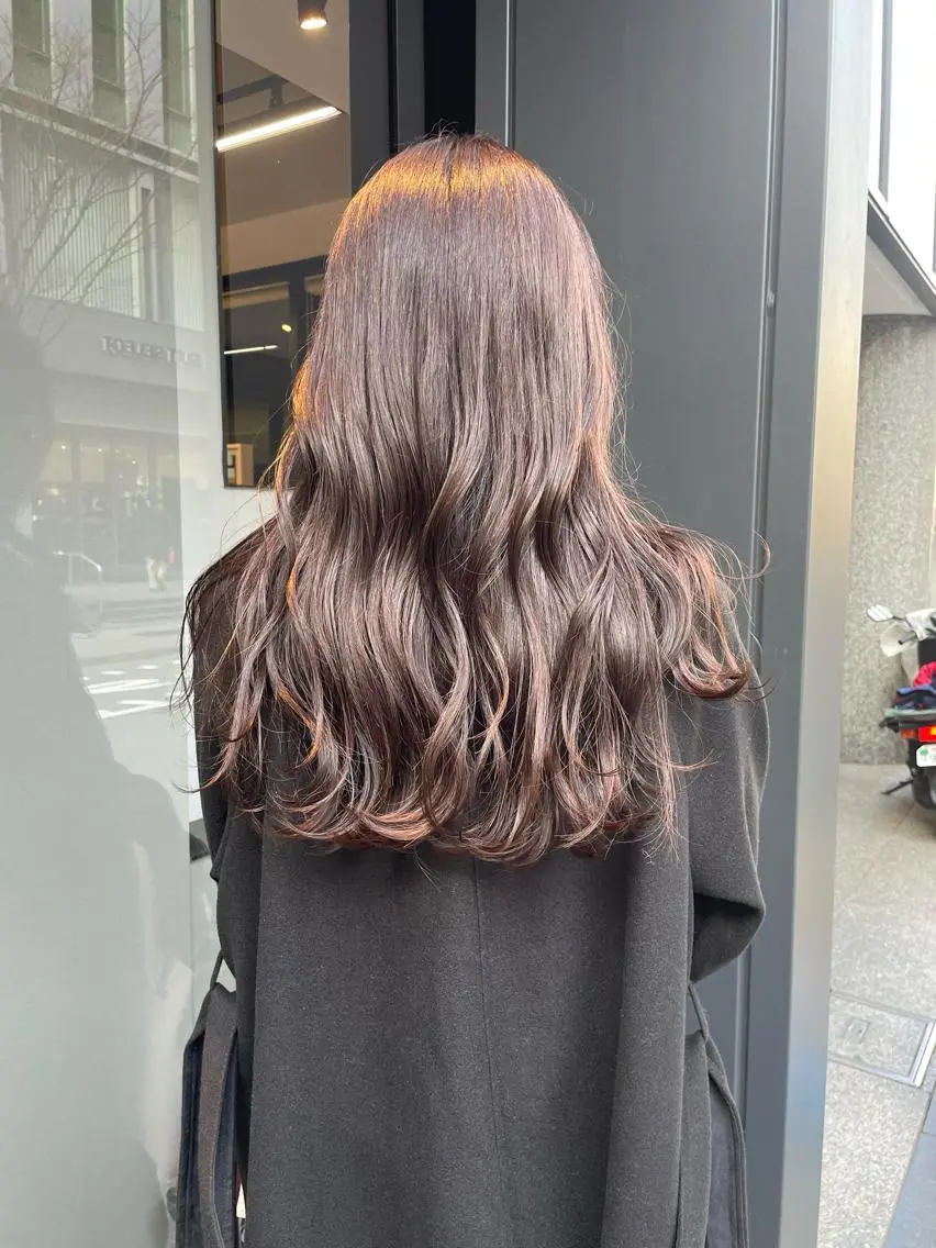 ロング ヘアカラー トリートメント ショート✨顔まわり マツモト ショウゴのヘアスタイル