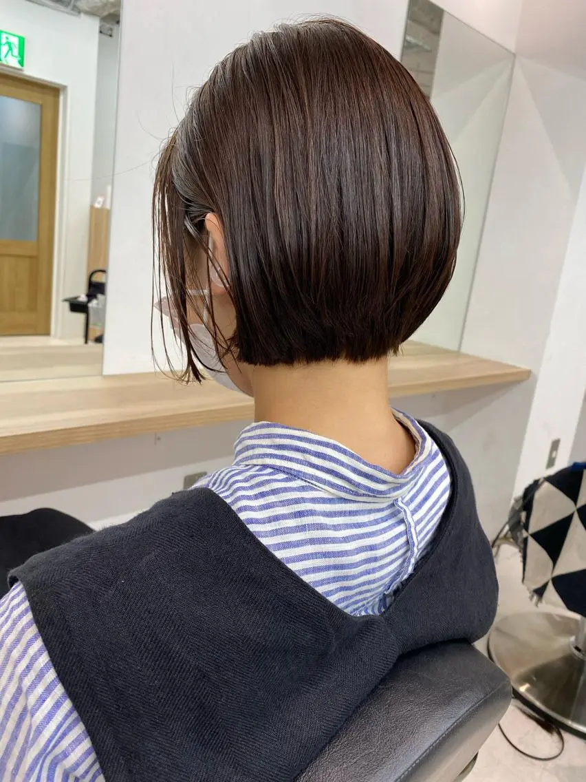 ショート ショートヘア レイヤーボブ/ボブ 仲川和人のヘアスタイル