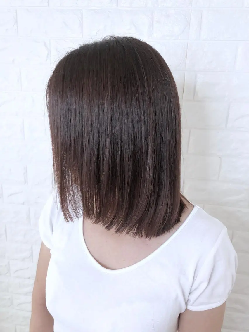ミディアム 縮毛矯正/髪質改善 主税巧一のヘアスタイル