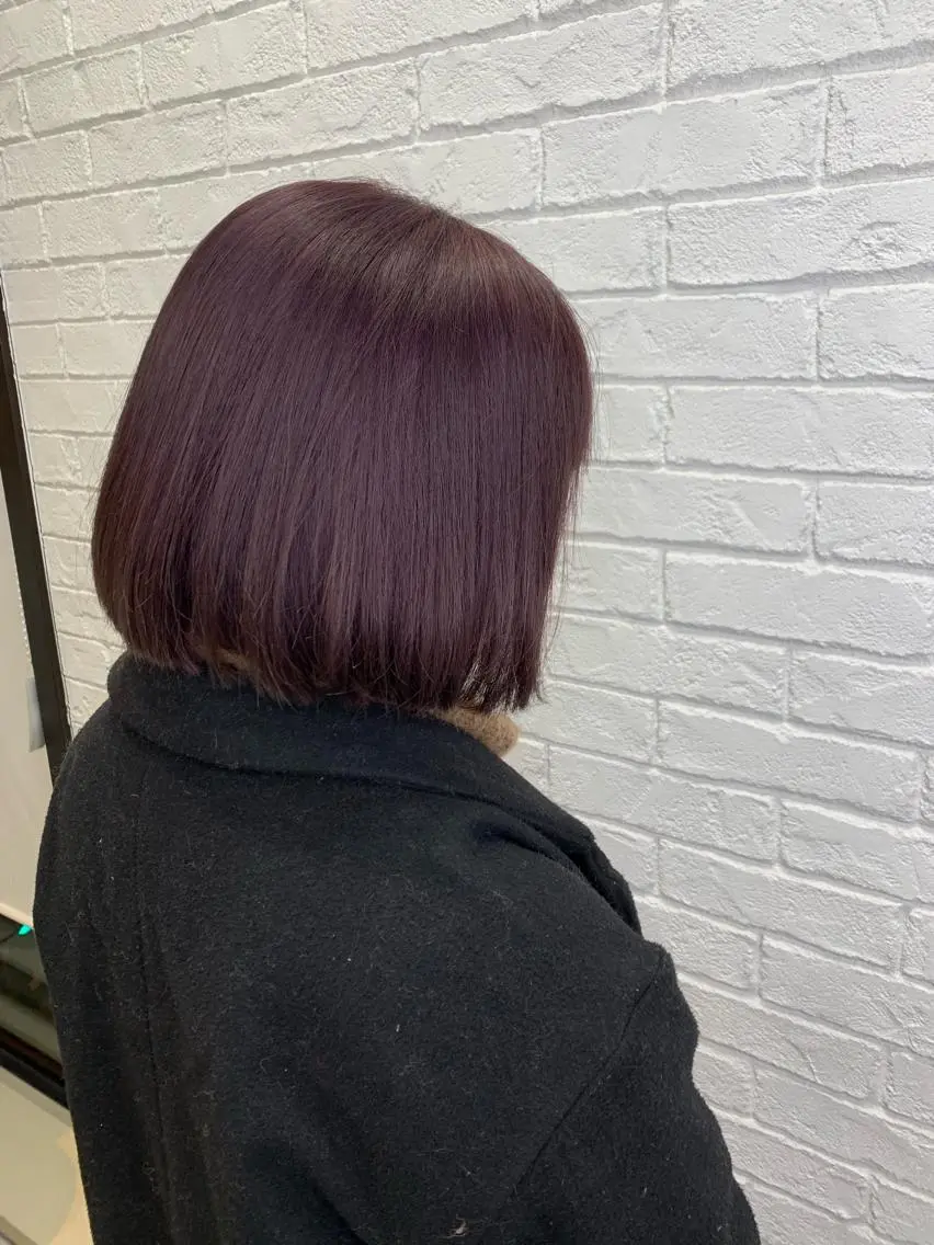 ショート カラー 韓国レイヤー×艶髪 ハイトーンRyukiのヘアスタイル