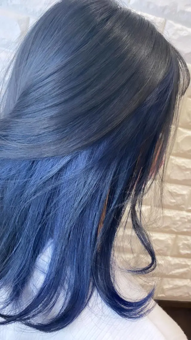 ミディアム ヘアカラー トリートメント 稲村 toshiのヘアスタイル