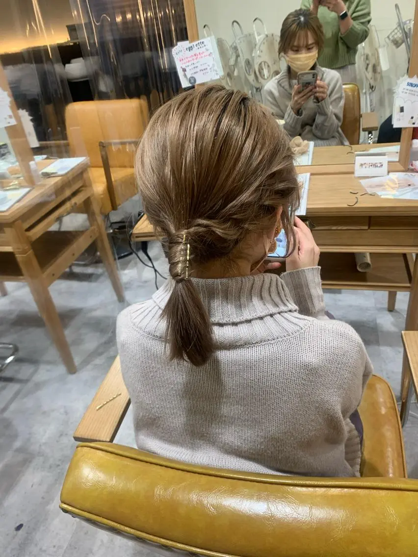 ヘアアレンジ 簡単アレンジ カット ヘアカラー ピンクカラー/ mana🎀のヘアスタイル