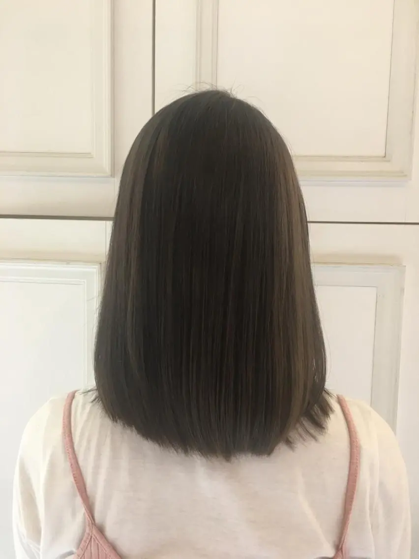 ミディアム 田中 未澪のヘアスタイル