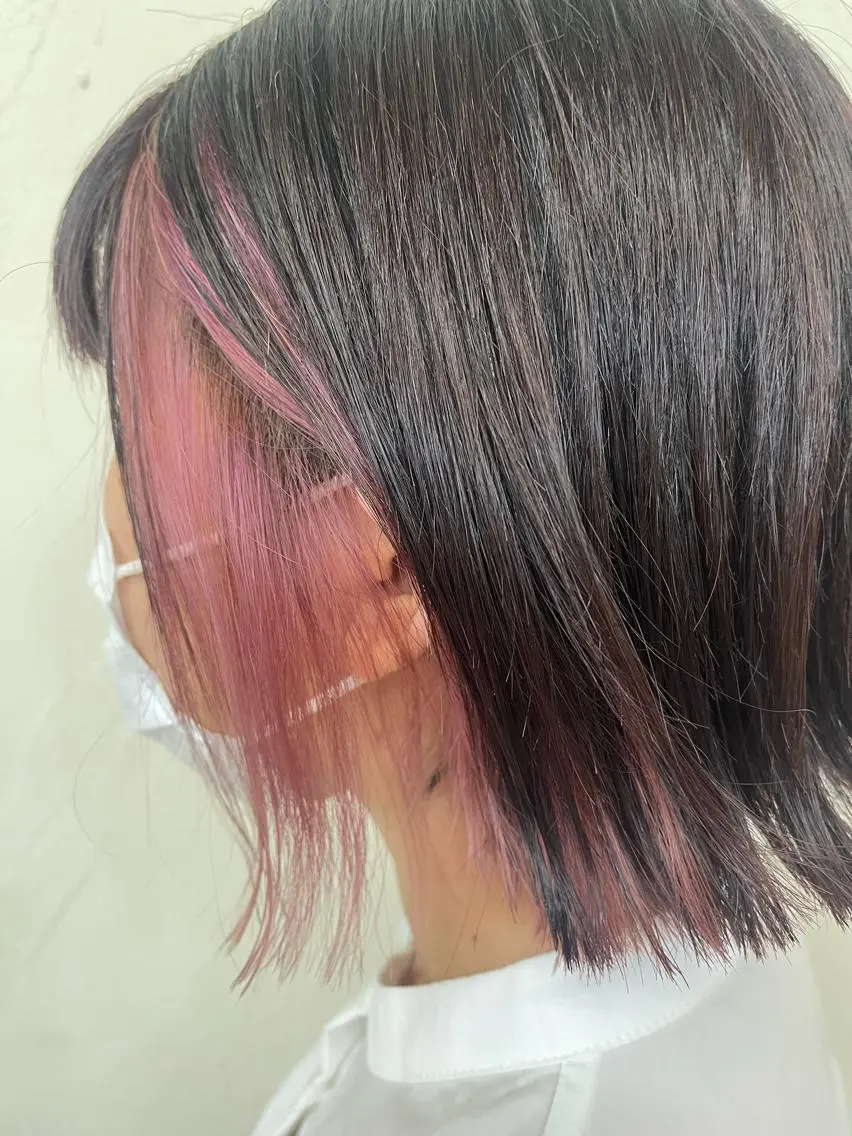 ショート ヘアカラー トリートメント 関根 沙季のヘアスタイル