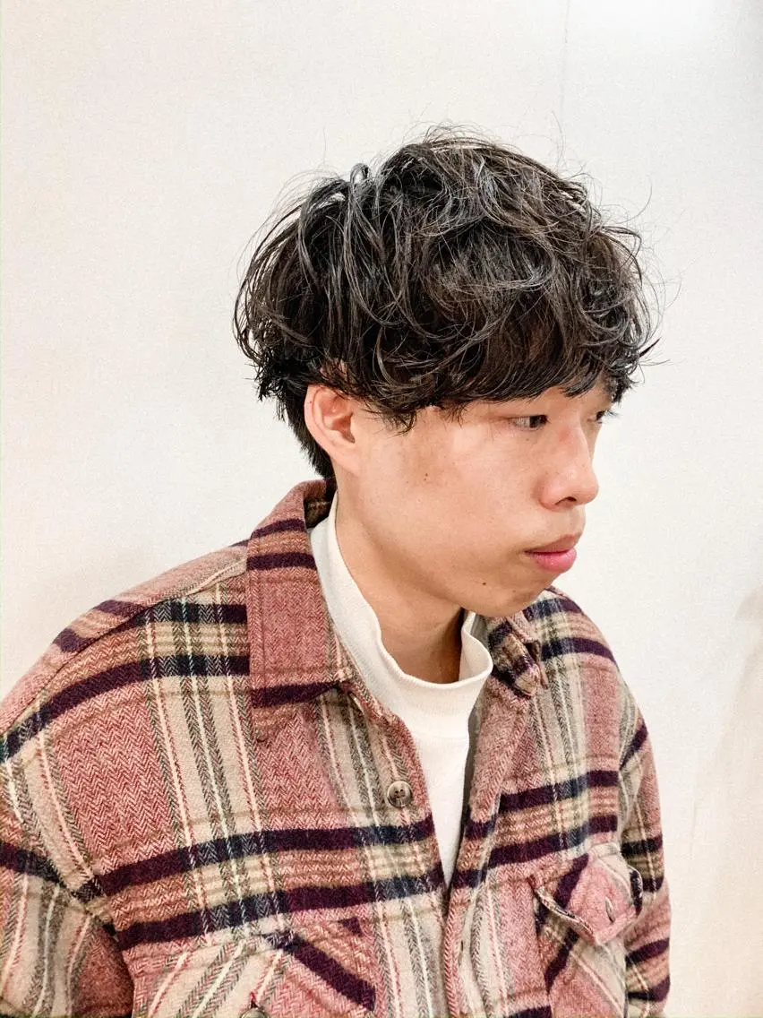 ショート パーマ ヘアアレンジ メンズ メンズスタイル ly本厚木のヘアスタイル