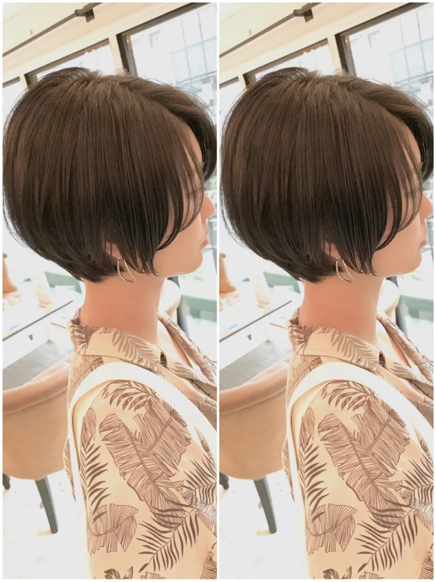 ショート カラー 大人女性ショート専門 tomodaのヘアスタイル