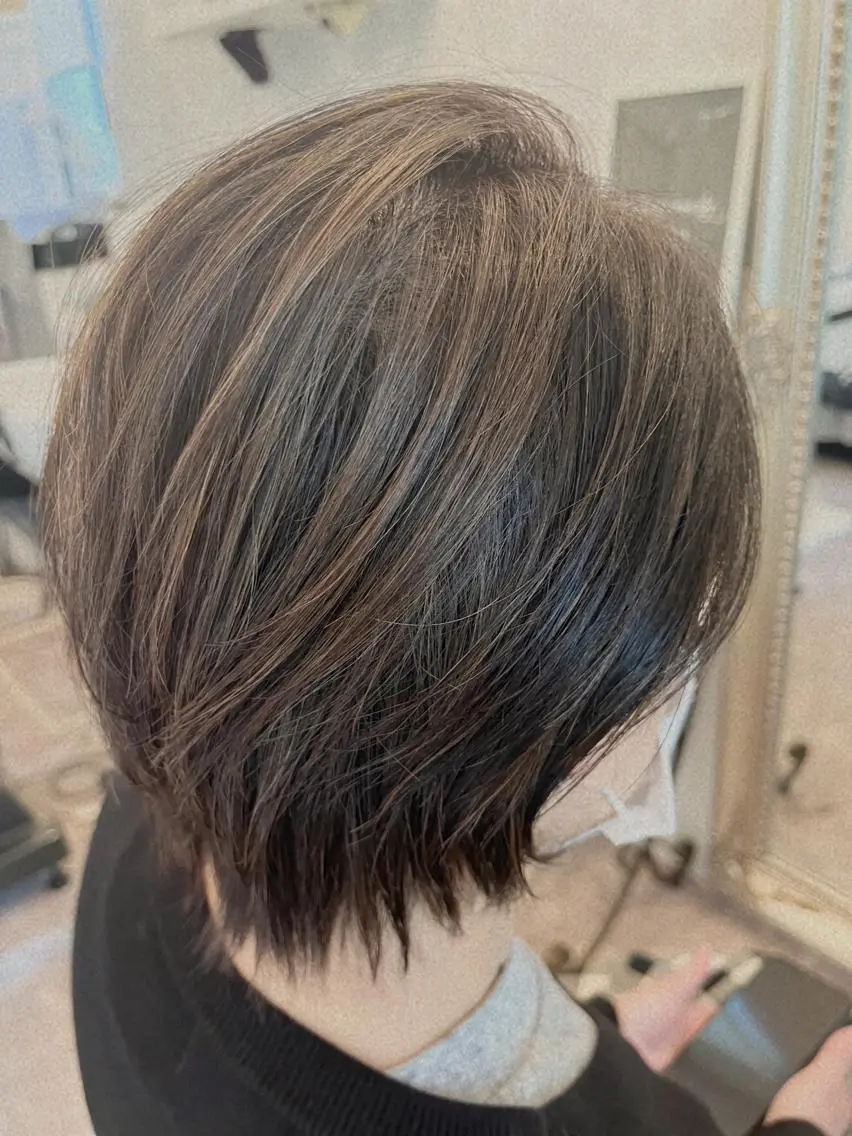 ショート ショートボブ ボブ ショートヘア La.fleur ラ.フルールのヘアスタイル