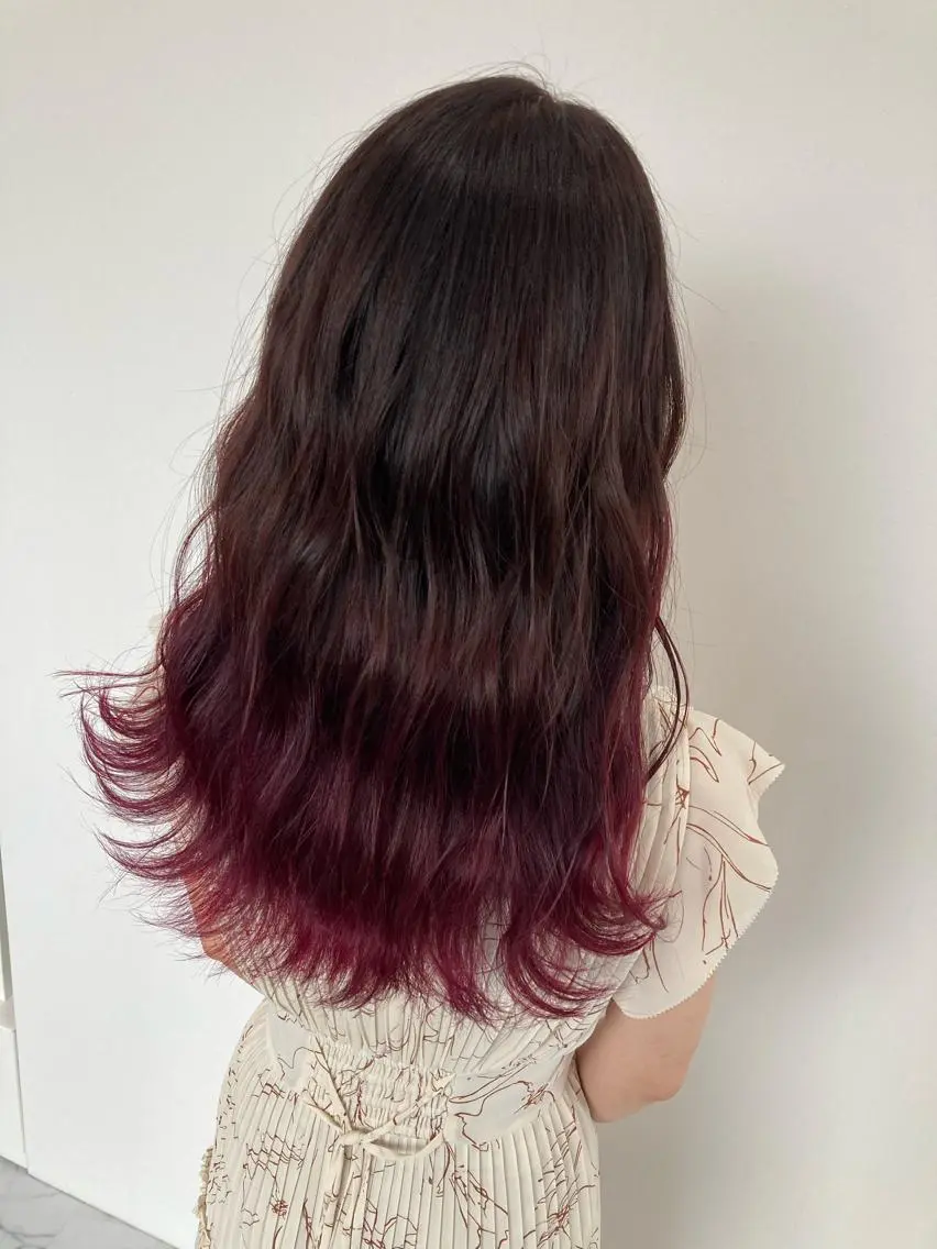 ロング カラー パーマ ヘアアレンジ メンズ キッズ ネイル マツエク・マツパ 圧倒的なクォリティ✨ waku 岡崎店のヘアスタイル