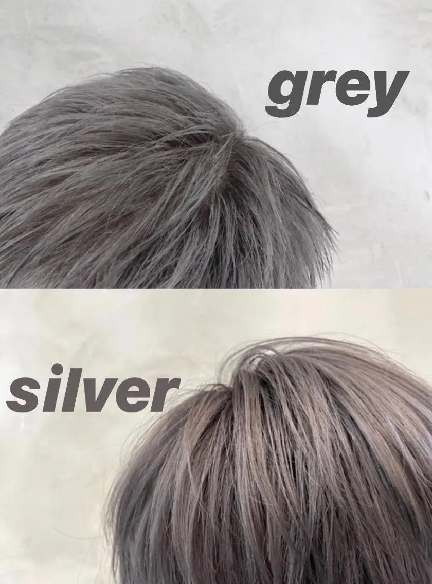 ショート カラー メンズ シルバー ヘアカラー トリートメント 🫧透明感カラー🫧 OIKAWAのヘアスタイル