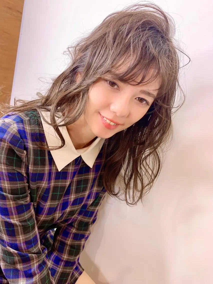 セミロング ヘアアレンジ TAKAHASHI LEAPSのヘアスタイル
