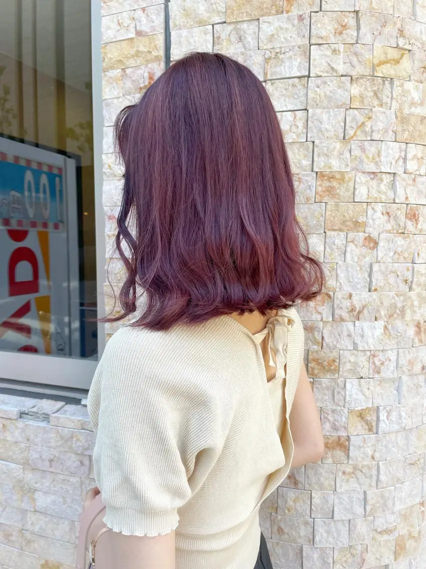 ミディアム ヘアカラー Loob.TOKYO MIYA🌈のヘアスタイル