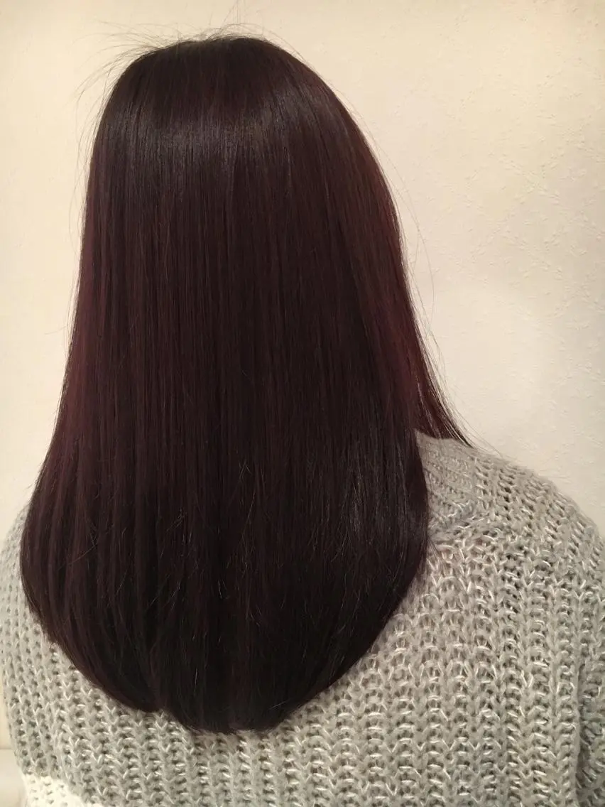 ロング カラー ヘアカラー 宮内 真乃のヘアスタイル