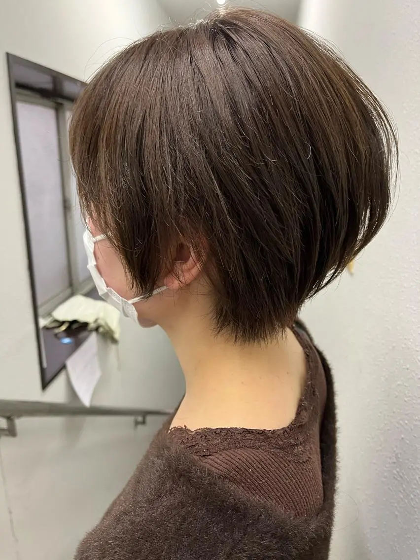 ショート レイヤー×透明感 Tatsuya💫のヘアスタイル