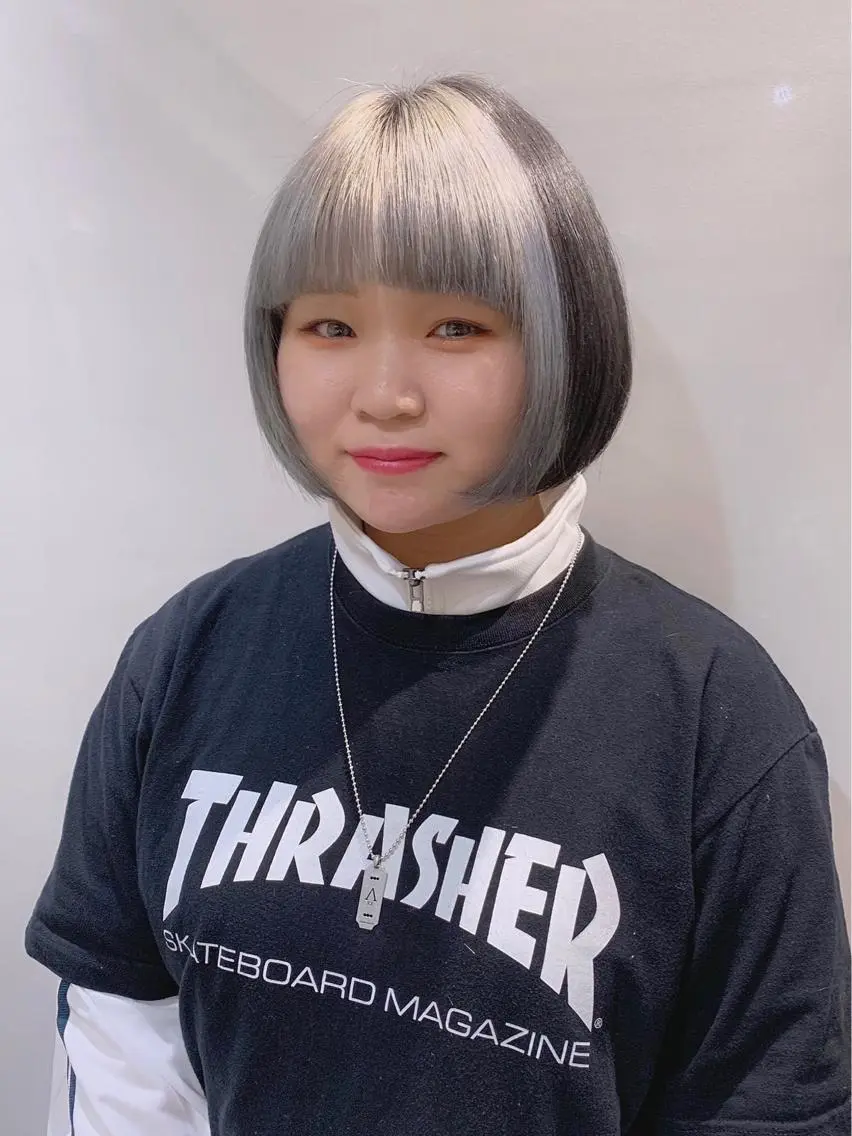 ショート カラー ヘアアレンジ 柔らか垢抜けｶﾗｰと ｶｯﾄ🫧ASUKAのヘアスタイル