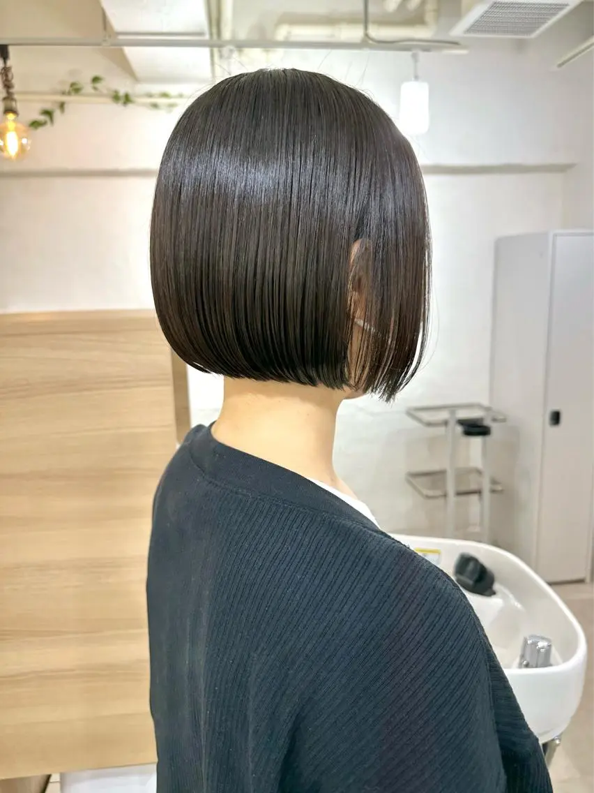 ショート 髪質改善 縮毛矯正/ レイヤー/銀座/本木のヘアスタイル