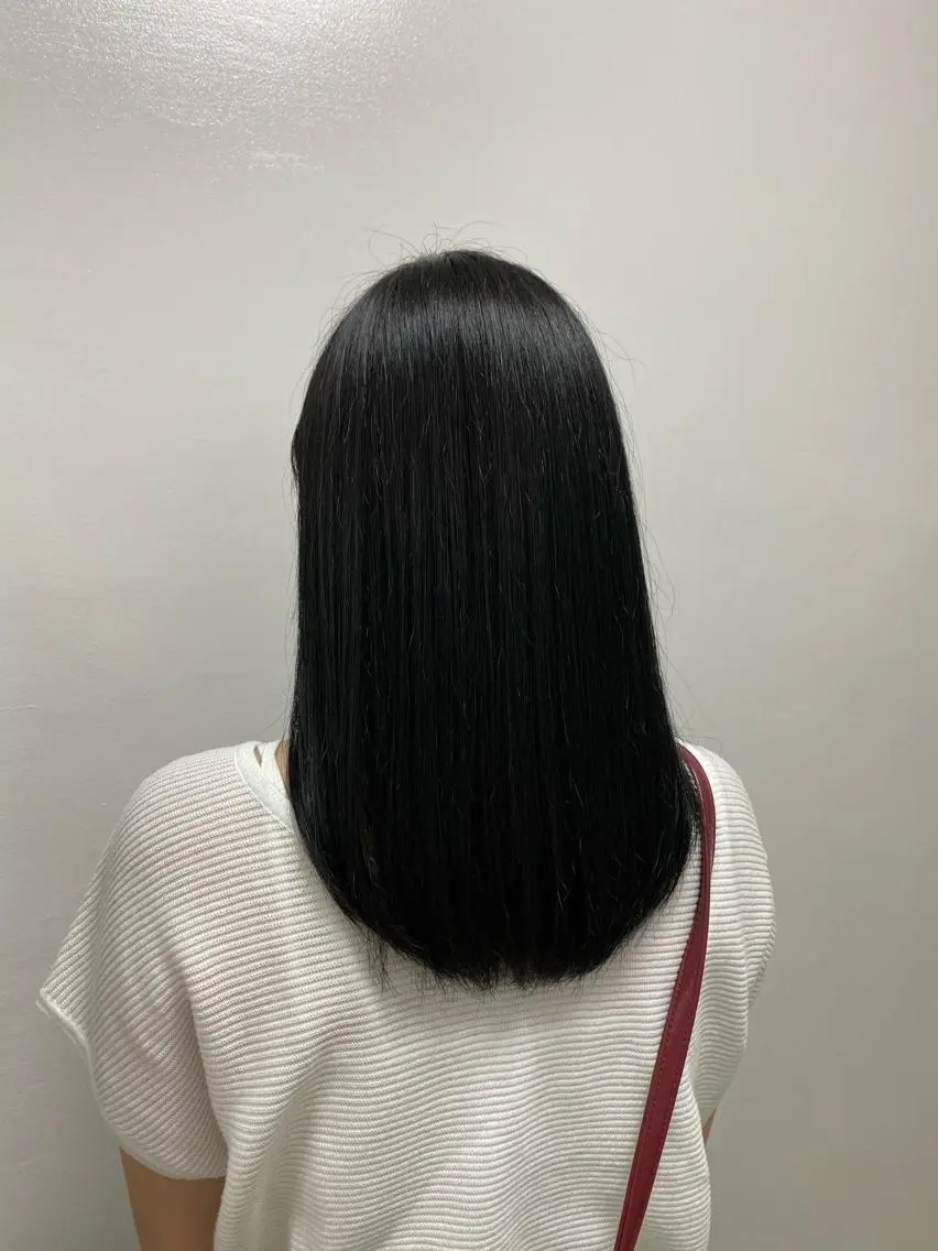 セミロング ヘアアレンジ マツエク・マツパ 韓国風ベージュ🤎 赤みなし🌿横浜🤎のヘアスタイル