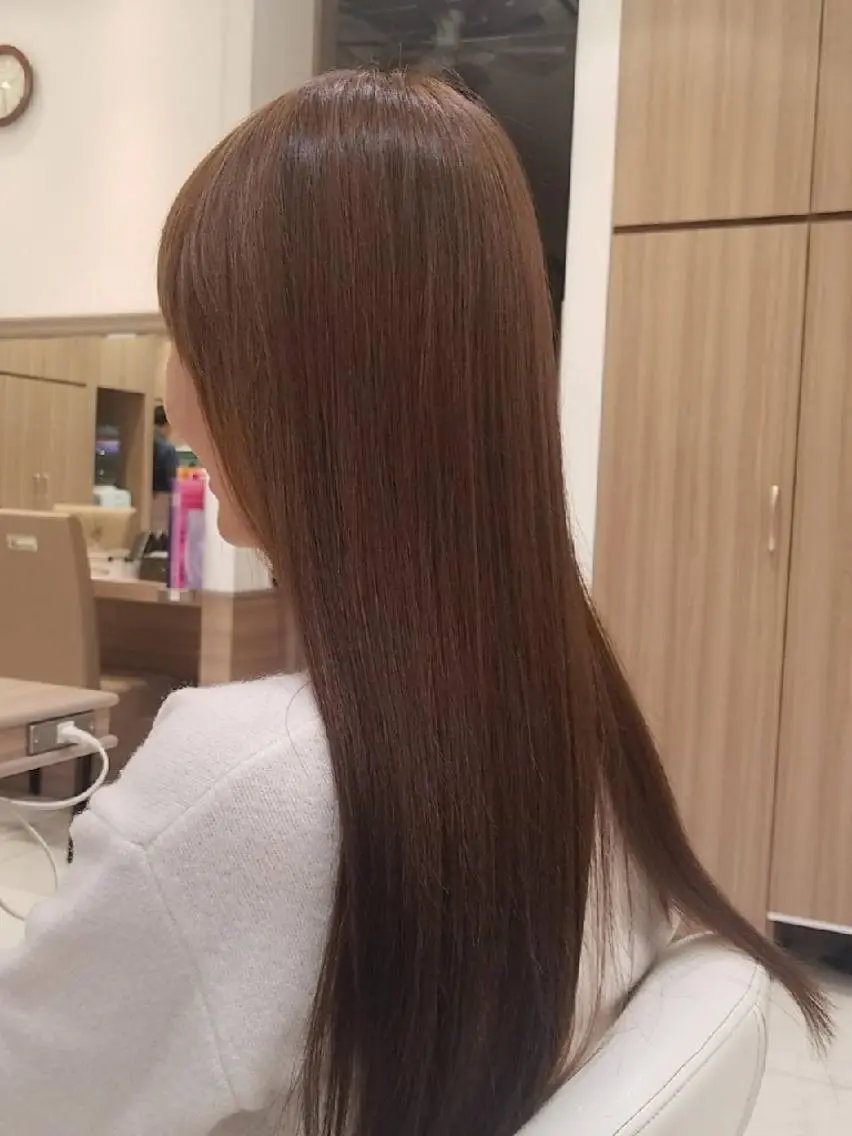 ロング 縮毛矯正 縮毛矯正 トリートメント 鶴見で縮毛矯正なら 田中 瞬のヘアスタイル