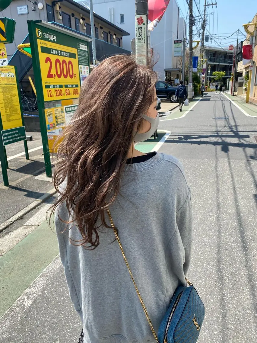 セミロング カラー カット トリートメント 髪質改善/レイヤー カット手塚奨のヘアスタイル