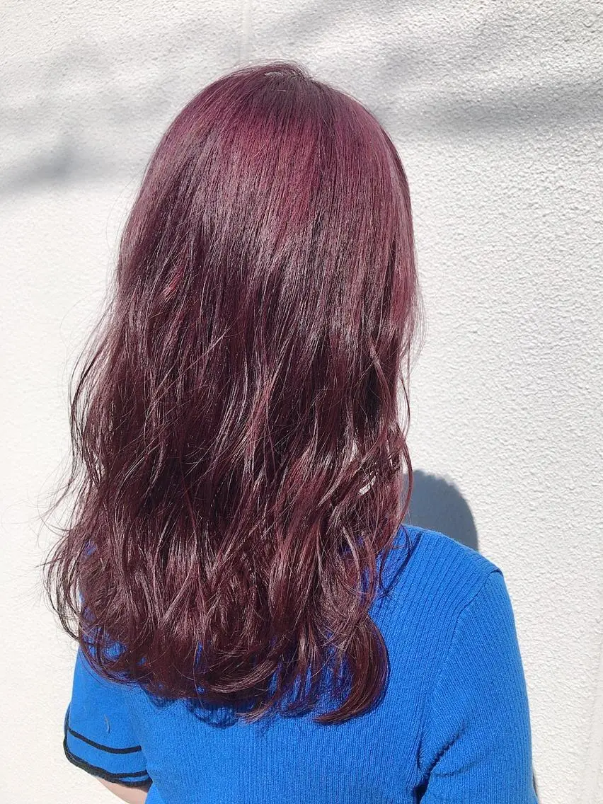 ロング カラー LUXBE LUCE ひなののヘアスタイル