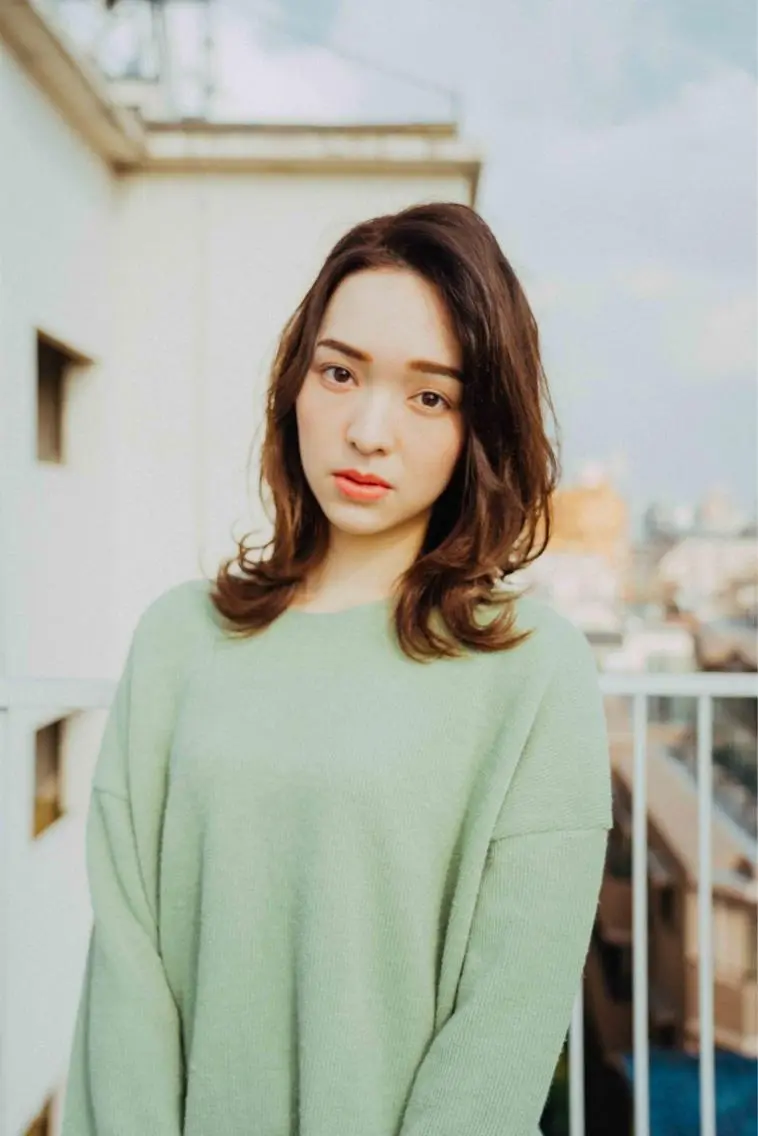 セミロング カラー パーマ ヘアアレンジ メンズ キッズ ネイル マツエク・マツパ メンズウルフカット アディクシーカラー 透明感カラー ボブ ウルフカット 藤井 仁紀のヘアスタイル