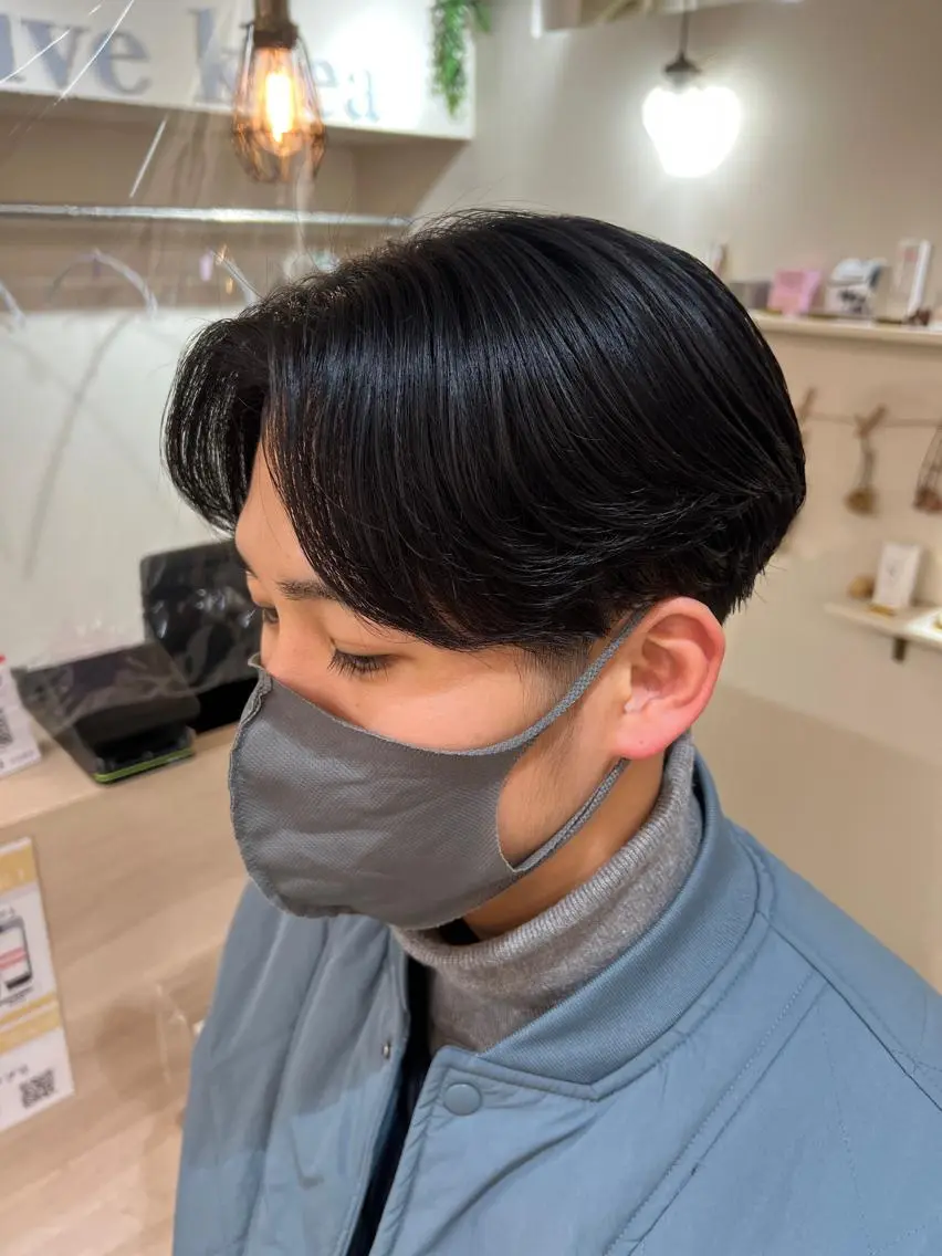 ショート パーマ メンズ センターパート カット パーマ メンズカットパーマ ✂️ JOYAのヘアスタイル