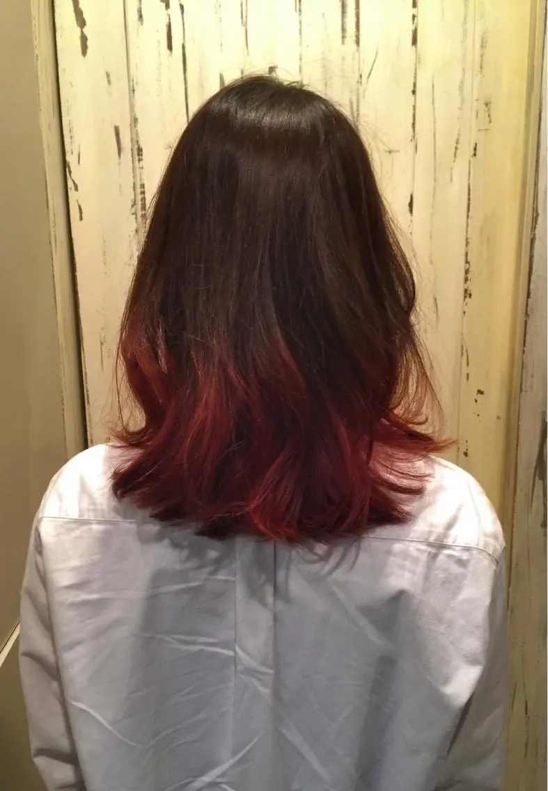 ミディアム セミロング カラー 髪質改善🥇津田 【自由が丘】【美髪】のヘアスタイル
