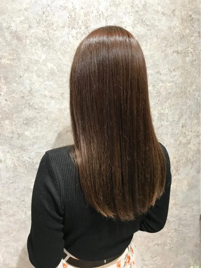 セミロング カラー ベージュカラー Blanco Color&Careのヘアスタイル