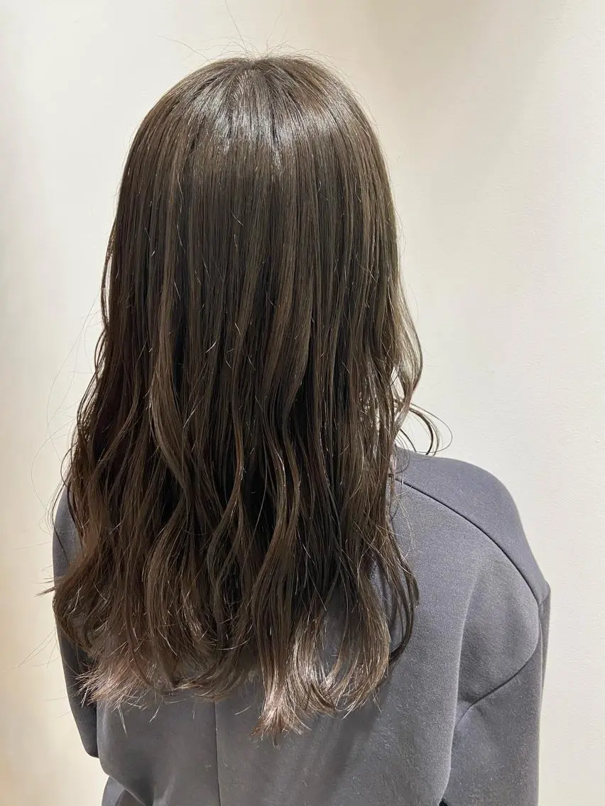 セミロング カラー カット ヘアカラー トリートメント 🐺ウルフ/レイヤー 似合わせ‎🤍沙羅のヘアスタイル