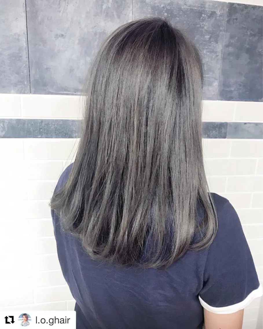 セミロング カラー アディクシーカラー カット ヘアカラー トリートメント ❤️Ruminate 日暮里店❤️のヘアスタイル